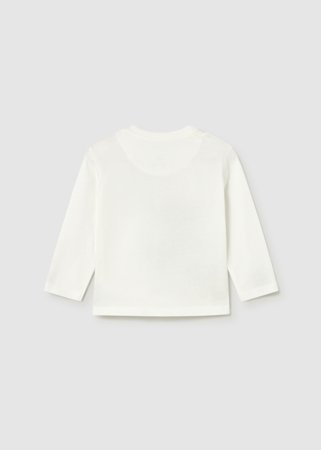 MAYORAL pikkade varrukatega t-särk, cream-bear, 2.070-67, 4 cm 