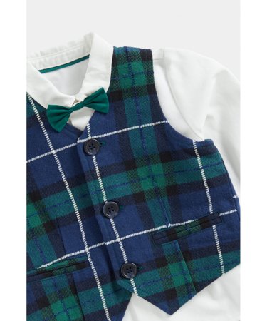 MOTHERCARE pikkade varrukatega särk, vest ja kikilips, FC684 635970