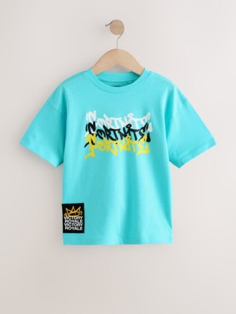 NEXT FORTNITE lühikeste varrukatega t-särk, F82315, 128 cm 