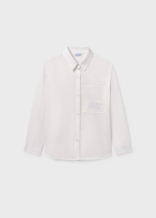 MAYORAL pikkade varrukatega särk, cream, 7.197-59 