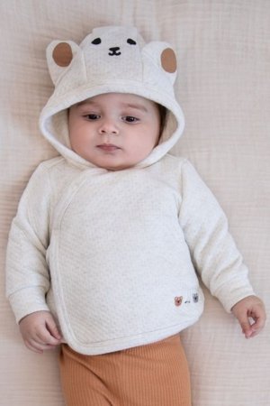 COCCODRILLO tõmblukuga pusa, beež, 