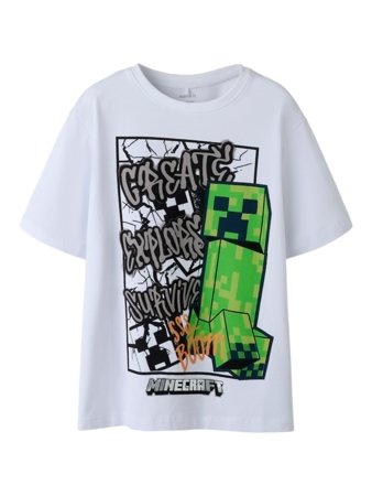 NAME IT MINECRAFT t-särk, 13254203-F4F5F0 116 cm 