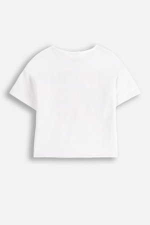 COCCODRILLO lühikeste varrukatega särk MAXITROPIC GIRL JUNIOR, valge, WC5143201MGJ-001-164, 164 cm 