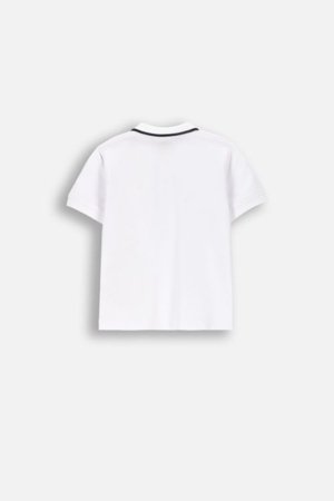 COCCODRILLO lühikeste varrukatega polo särk, valged, suurus 