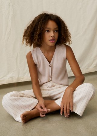 MAYORAL varrukateta pluus, almond, 6.020-29, 128  cm 