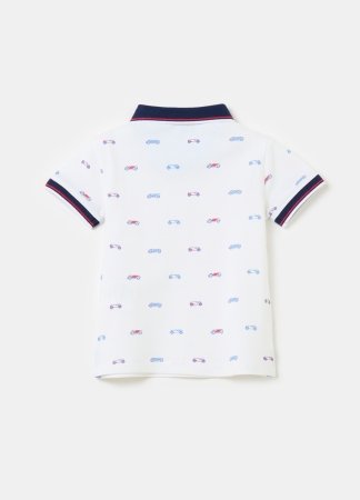 OVS lühikeste varrukatega polo särk, valged, , 001988907 