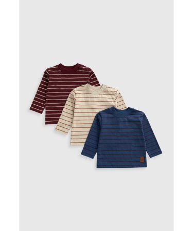 MOTHERCARE marškinėliai ilgomis rankovėmis 3 vnt., JM220 116 