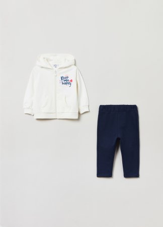 OVS GIRL9-36M JOGGING L/S 2M 30-36 WHITE 001823700 001823700