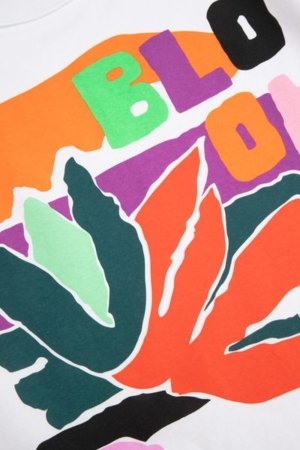 COCCODRILLO lühikeste varrukatega särk MAXITROPIC GIRL JUNIOR, valge, WC5143201MGJ-001-164, 164 cm 