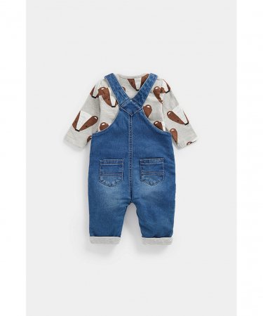 MOTHERCARE pikkade varrukatega bodi + beebi kombinesoon, CB853 606881