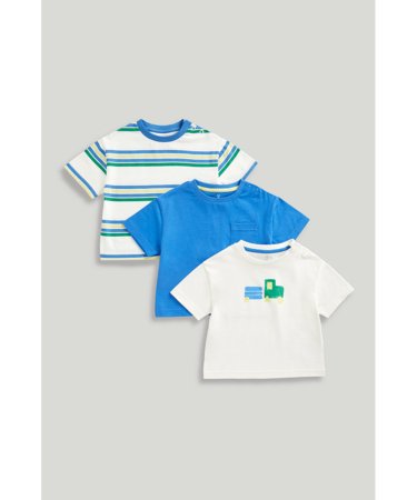 MOTHERCARE lühikeste varrukatega t-särk 3 tk., LL988 98 