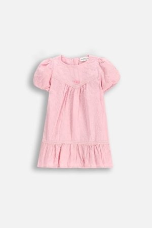COCCODRILLO lühikeste varrukatega kleit HAPPY RETRO GIRL NEWBORN, roosa, WC5128201HGN-033-086, 86 cm 