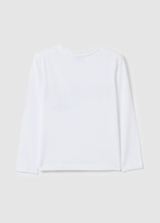 OVS pikkade varrukatega t-särk, valged, 140 cm, 002093963
