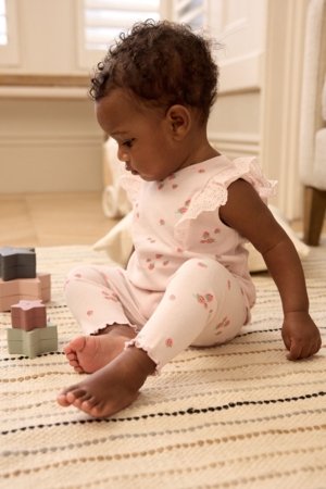 NEXT lühikeste varrukatega t-särk + retuusid, 415373 