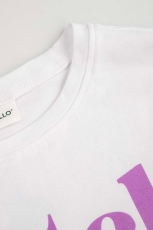 COCCODRILLO lühikeste varrukatega t-särk, valged, cm 