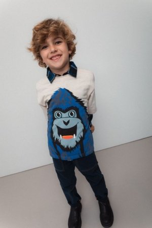 COCCODRILLO t-särk, kreemikas, ZC5143201YBK-002-110, 110 cm 