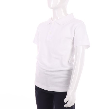 MAMAJUM lühikeste varrukatega polo särk 10-000005, valge, 158/164 cm 10-000005