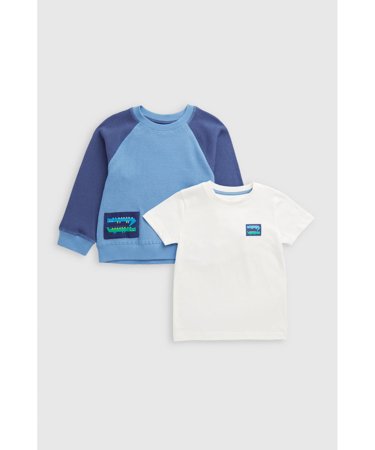 MOTHERCARE krekli ar garām un īsām piedurknēm, JL280 116 