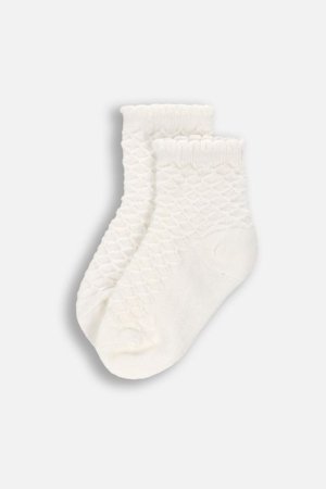 COCCODRILLO socks, cream, WC6382207SOG-003-026, 26/30 size 