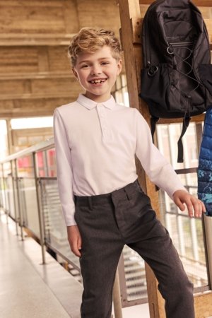 NEXT pikkade varrukatega polo särk, 968394 158 96839411