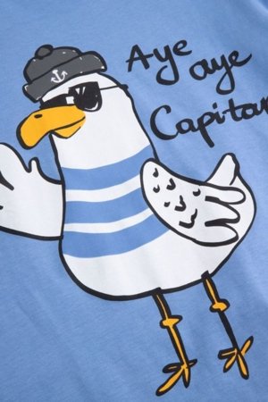 COCCODRILLO lühikeste varrukatega t-särk, sinised, WC6143206VBB-014-122, 122 suurus 