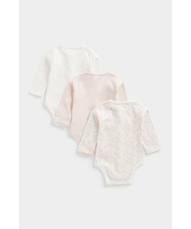 MOTHERCARE pikkade varrukatega bodi, 3 tk., CB318 594910