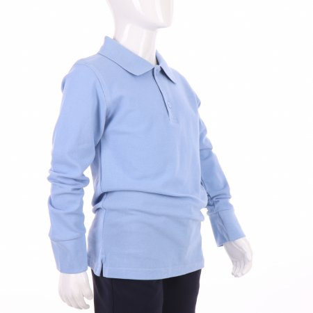 MAMAJUM långärmad polotröja 10-000006, helesinine, 128/134 cm 10-000006