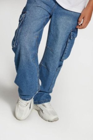 COCCODRILLO joggers JEANS COLLECTION BOY, tumesinised, ZC4123103JCB-015-164, 164 cm 
