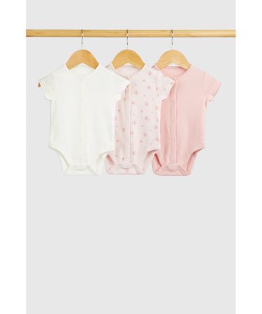 MOTHERCARE lühikeste varrukatega bodi, 3tk., GF073 