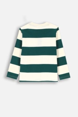 COCCODRILLO long sleeved t-shirt ACADEMY BOY KIDS, rohelised, ZC4143101ABK-011-122, 122 cm 