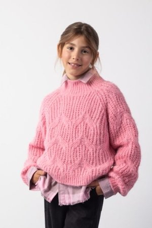 COCCODRILLO kampsun CRAFT PUNK GIRL JUNIOR, roosa, ZC5172501CGJ-007-128, 128 cm 