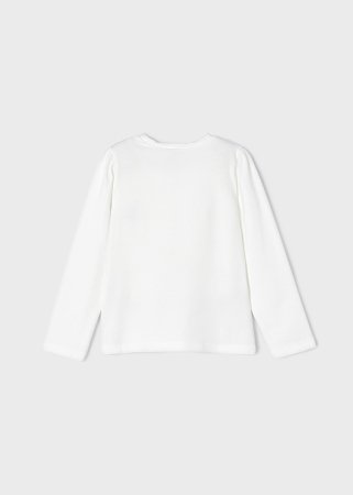 MAYORAL pikkade varrukatega t-särk 6H, natural/navy blue, 4010-91 4010-91