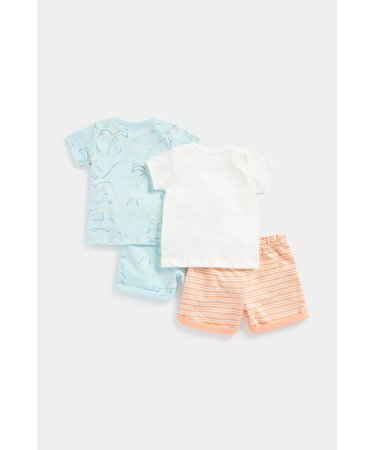 MOTHERCARE lühikeste varrukatega t-särk + lühikesed püksid, 2 tk., EC566 629193