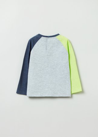 OVS BOY9-36M T-SHIRT L/S 2M 18-24 GREY 001819489 001819489