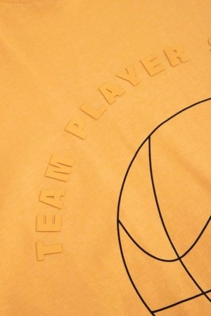 COCCODRILLO lühikeste varrukatega t-särk, oranžid, WC6143205MBJ-006-140, 140 cm 