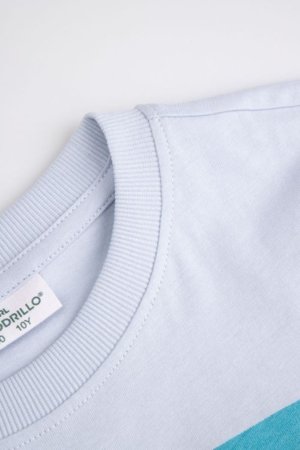 COCCODRILLO lühikeste varrukatega t-särk, sinised, WC6143213VBB-036-152, 152 suurus 