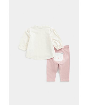 MOTHERCARE pikkade varrukatega t-särk ja püksid, FE007  