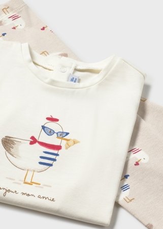 MAYORAL pintsak, lühikeste varrukatega t-särk+ retuusid, red, 1.749-87, 92  cm 