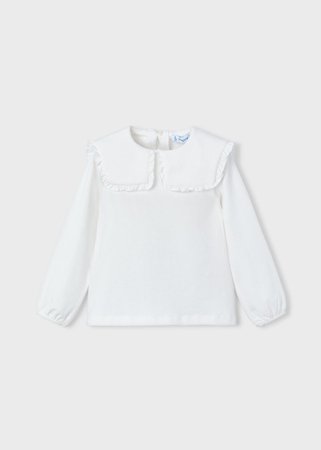 MAYORAL pikkade varrukatega särk, cream, 4.134-33, 10 cm 