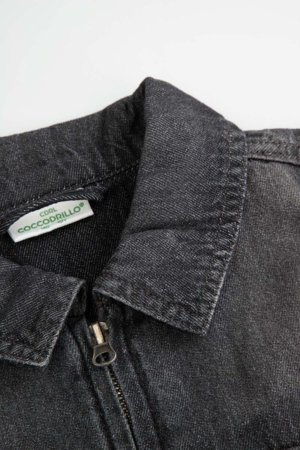 COCCODRILLO teksajakk, hall, WC6152301CJB-019-134, 134 cm 