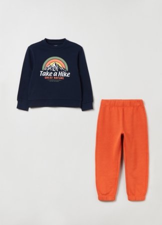 OVS BOY3-10Y JOGGING L/S 2H 9-10 BLUE 001896467 