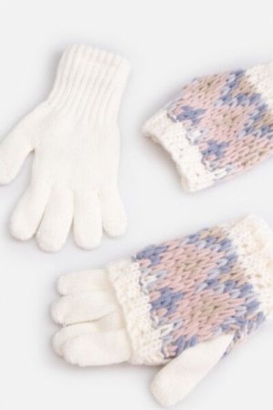 COCCODRILLO gloves ACCESSORIES WINTER GIRL, multicoloured, ZC4360316AWG-022-L, L cm 