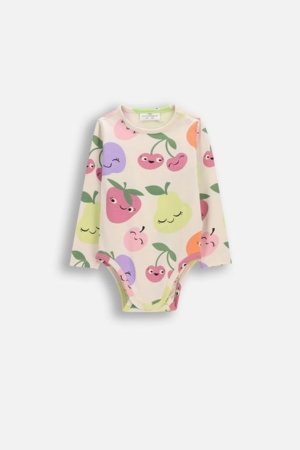 COCCODRILLO pikkade varrukatega bodi, beež, suurus 