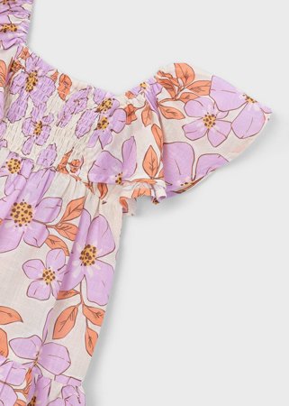 MAYORAL lühikeste varrukatega kleit, lilac, 3.932-33, 92  cm 