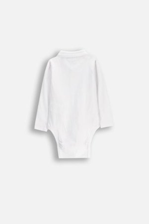 COCCODRILLO pikkade varrukatega beež särk ELEGANT BABY BOY, valge, WC5112401EBB-001-080, 80 cm 