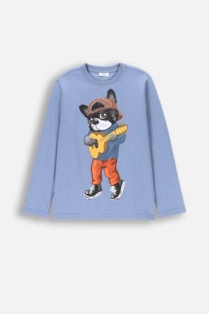 COCCODRILLO t-shirt EVERYDAY BOY A, sinised, ZC4143106VBA-014-152, 152 cm 