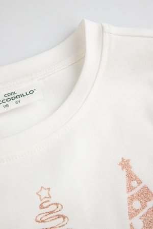 COCCODRILLO kleit, kreemjas, ZC5129101MER-003-098, 98 cm 