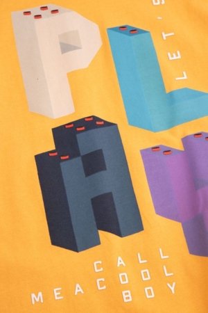 COCCODRILLO lühikeste varrukatega t-särk, oranžid, WC6143203MBK-006-122, 122 cm 