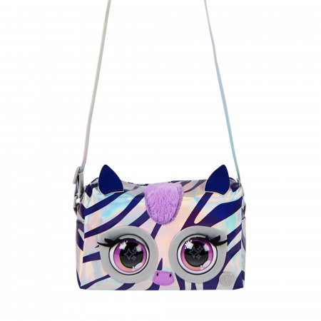 PURSE PETS interaktiivne kott Metallic Magic Zebra, 6066464 6066464