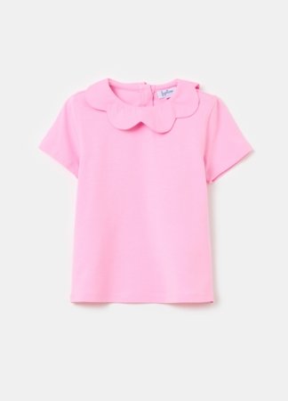 OVS lühikeste varrukatega polo särk, roosa, , 002042436 